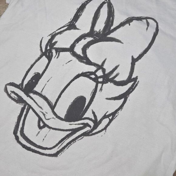 Disney X Primark Daisy Duck Light Gray Tee Shirt - Picture 3 of 6